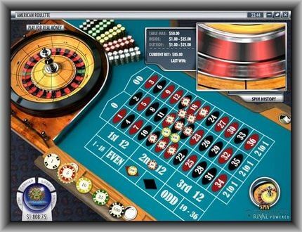 multi-player roulette table
